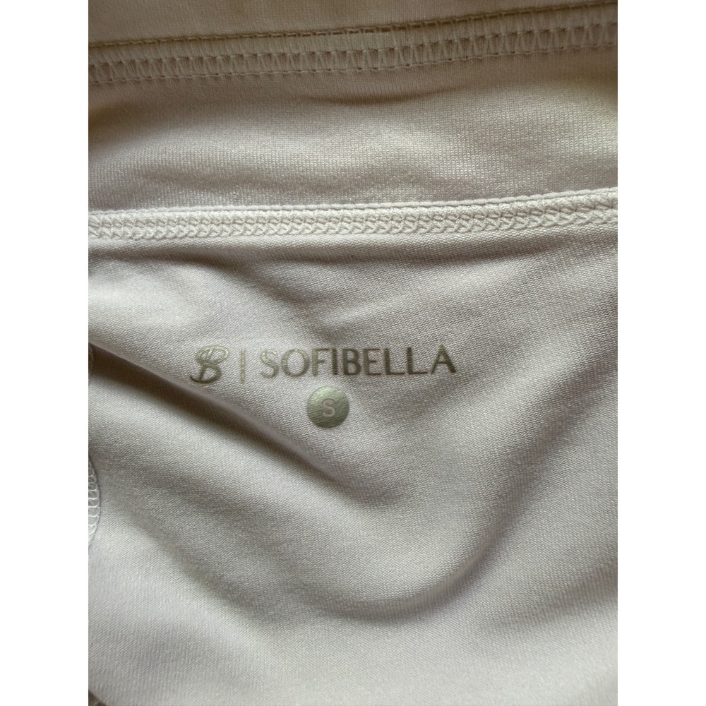 Sofibella Womens Animal Print Tennis Skort Pink Ruffle Mesh Size S Pickleball - Picture 3 of 9